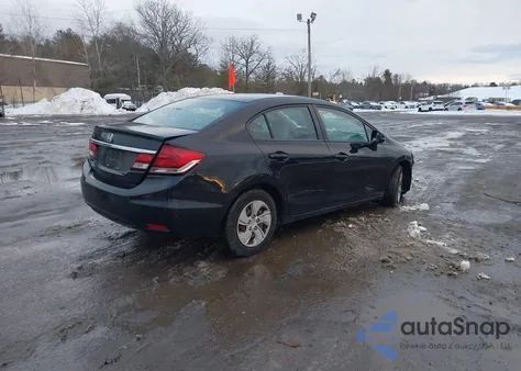 2013 Honda Civic Lx из США, поврежденный, VIN 19XFB2F58DE217702